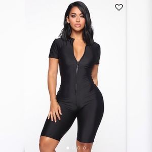 Fashion nova biker romper